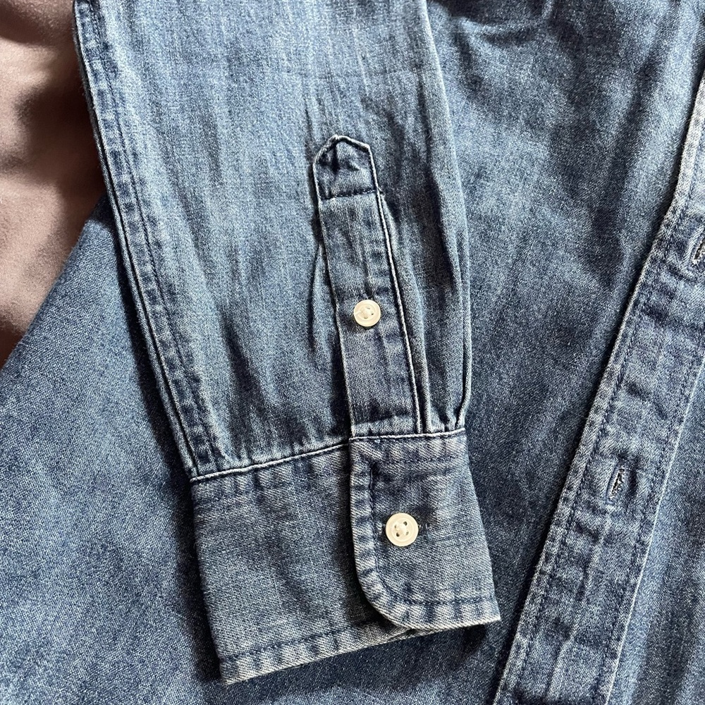 Boys' long-sleeve chambray shirt - Picture 3 of 4